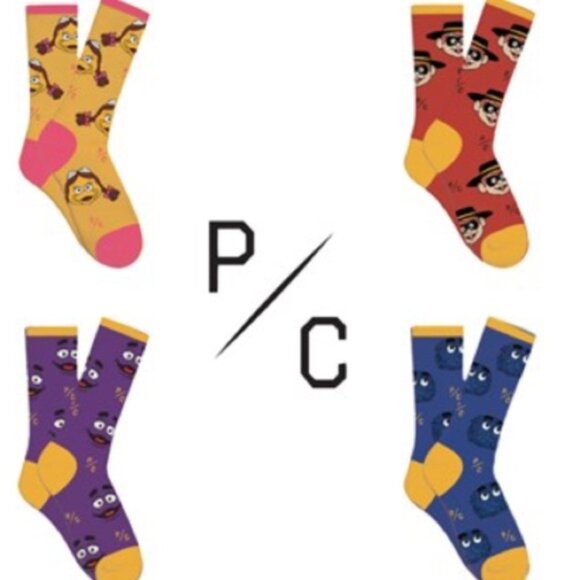 New limited edition peace collective collaboration with McDonald’s socks - Picture 2 of 3